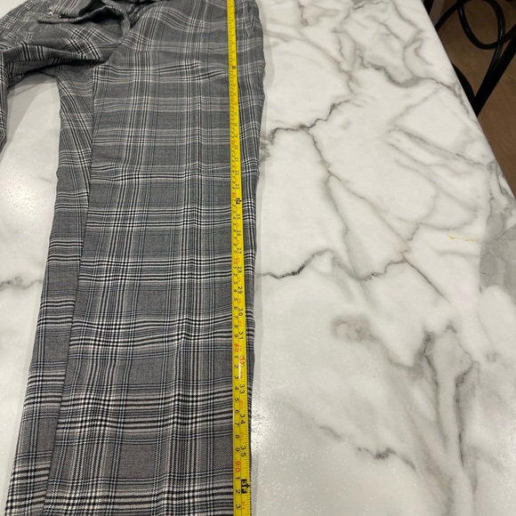 Dynamite plaid pants cigarette style - Picture 6 of 10